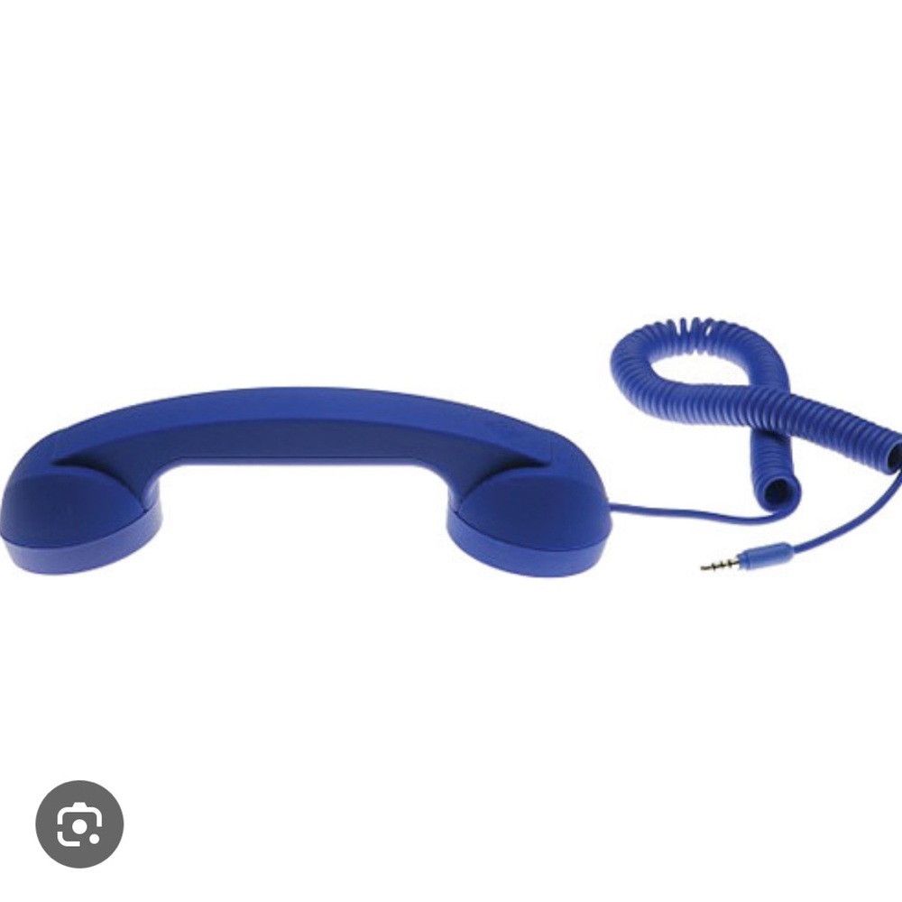 Native Union Pop Phone Retro Handset Soft Touch Attachment w/ Audio Jack w/o Box - Picture 4 of 10